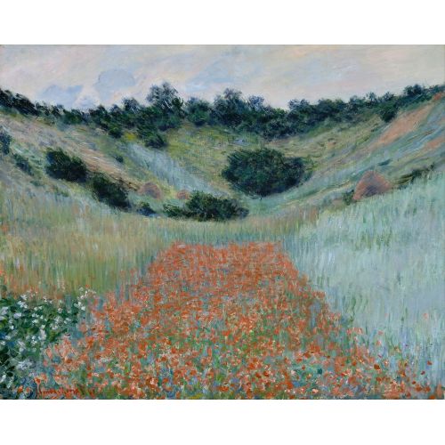 Claude Monet, Giverny Yakınlarındaki Çukurda Gelincik Tarlası Claude Monet, Giverny Yakınlarındaki Çukurda Gelincik Tarlası