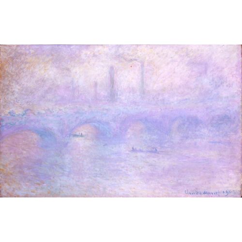 Claude Monet, Waterloo Bridge. Effect Of Fog