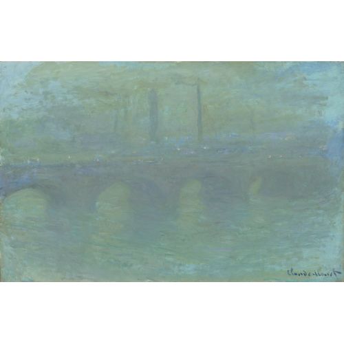 Claude Monet, Waterloo Bridge, London, At Dusk