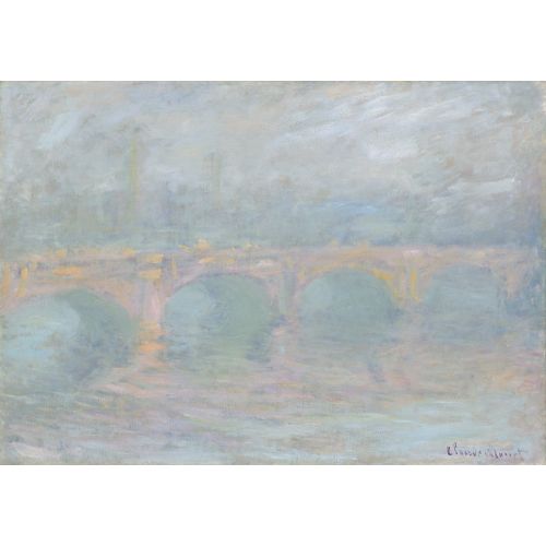 Claude Monet, Waterloo Bridge, London, At Sunset