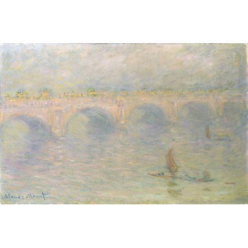 Claude Monet, Waterloo Bridge, London, Sun Effect