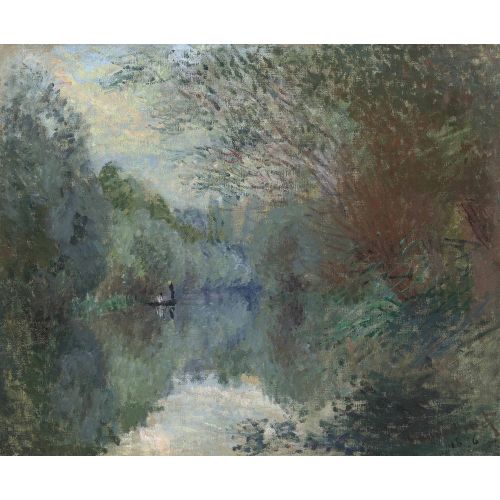 Claude Monet, Willows On The Edge Of L'yerres