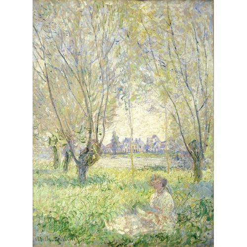 Claude Monet, Woman Seated Under The Willows Claude Monet, Woman Seated Under The Willows
