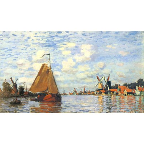 Claude Monet, Zaan At Zaandam Claude Monet, Zaan At Zaandam