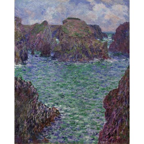 Claude Monet Goulphar Limanı, Belle Adası Empresyonizm Claude Monet Goulphar Limanı, Belle Adası Empresyonizm Sanat Akımları Claude Monet Port Goulphar, Belle IslandÇalışmanın