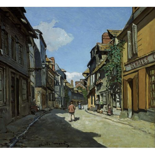 Claude Monet, Rue De La Bavole, Honfleur