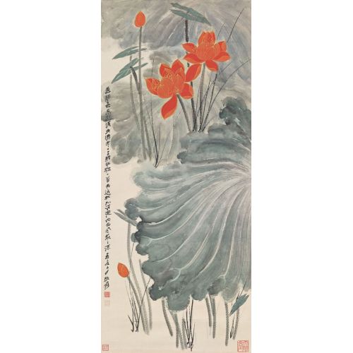 Daqian Zhang, Red Lotus Daqian Zhang, Red Lotus