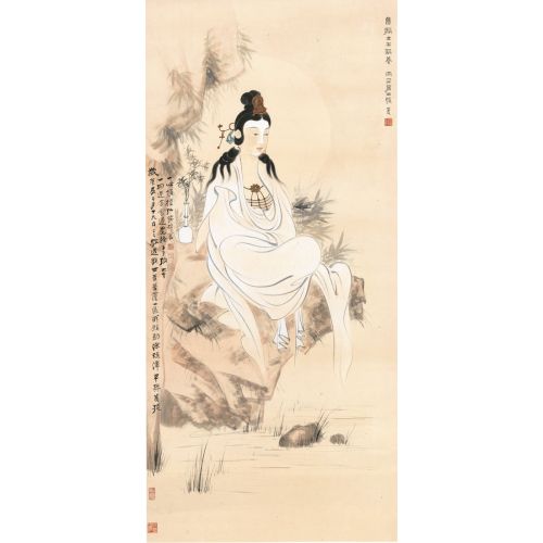 Daqian Zhang, Guanyin Statue Axis Daqian Zhang, Guanyin Statue Axis