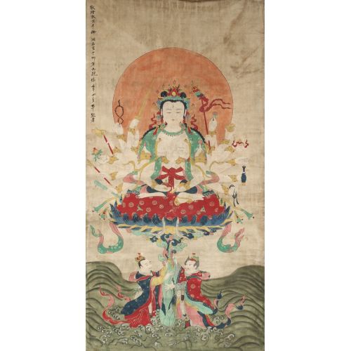 Daqian Zhang, Gautama Buddha