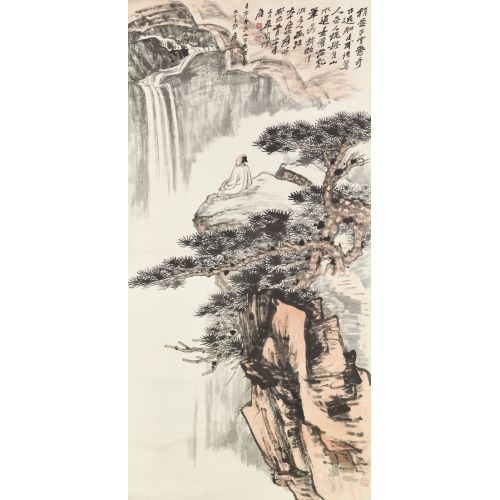Daqian Zhang, Çam Altında Şelale Görüntüleme