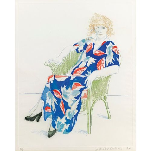 David Hockney, Celia In A Wicker David Hockney, Celia In A Wicker