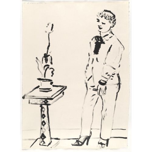 David Hockney, Celia Musing 1979 David Hockney, Celia Musing 1979