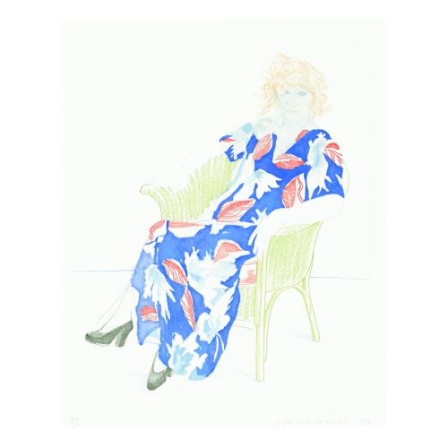 David Hockney, Celia With Chair David Hockney, Celia With Chair