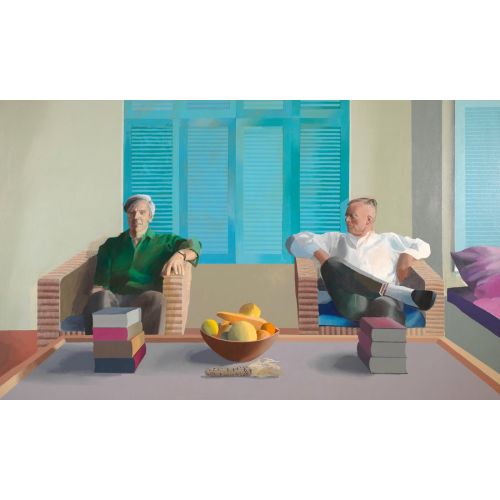 David Hockney, Christopher Isherwood And Don Bachardy David Hockney, Christopher Isherwood And Don Bachardy