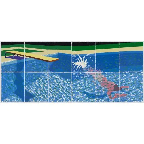 David Hockney, A Diver, Paper Pool 17 1978