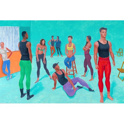 David Hockney, Dancer Group Xi David Hockney, Dancer Group Xi