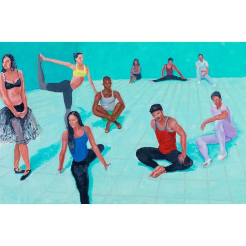 David Hockney, Dancers 1 David Hockney, Dancers 1