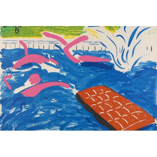 David Hockney, Afternoon Swimming David Hockney, Afternoon Swimming