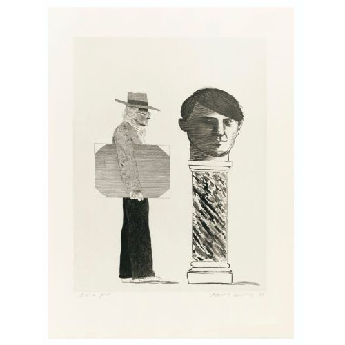 David Hockney, Homage To Picasso David Hockney, Homage To Picasso