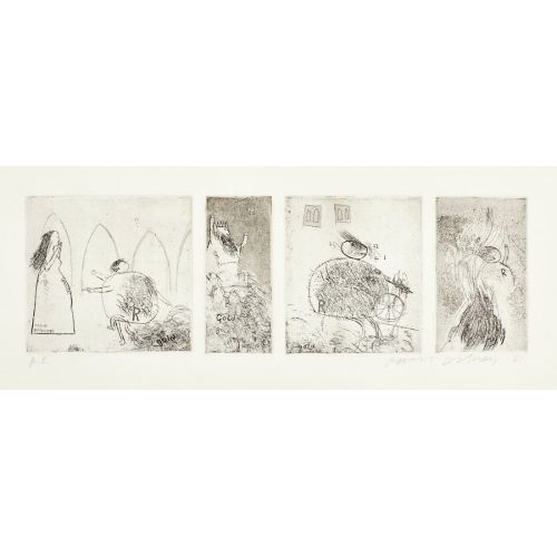 David Hockney, Study For Rumpelstiltskin