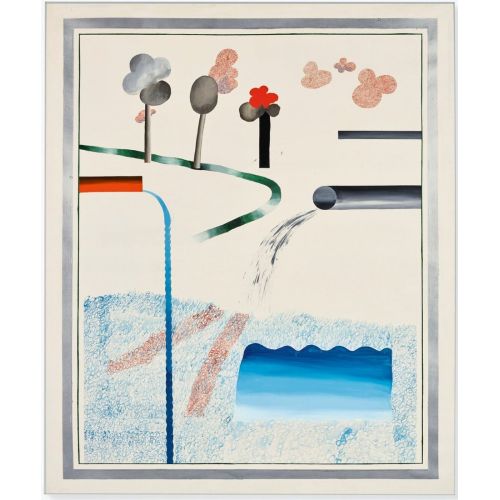 David Hockney, Yüzme Havuzuna Dökülen Farklı Su Türleri