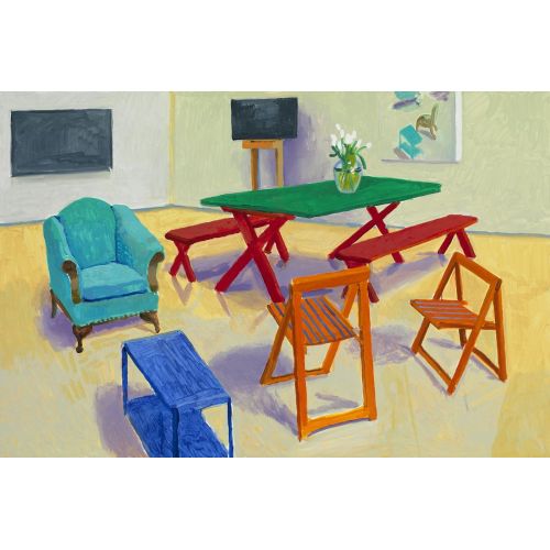 David Hockney, Dining Room David Hockney, Dining Room