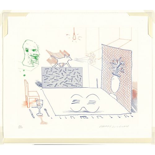 David Hockney, Anlaşmazlık Sadece Büyür 1976 David Hockney, Anlaşmazlık Sadece Büyür 1976