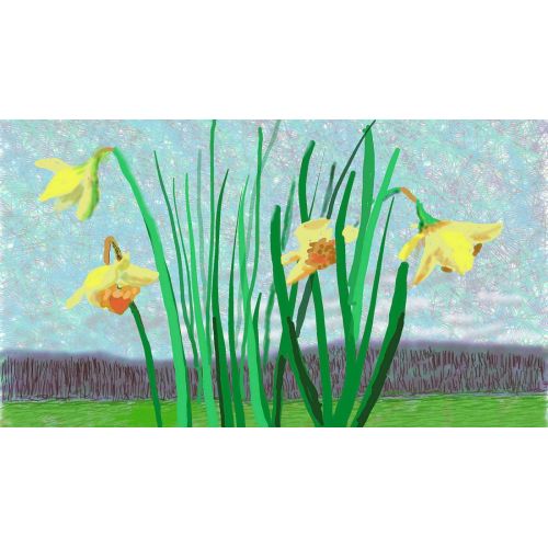 David Hockney, Do Remember They Can't Cancel The Spring David Hockney, Do Remember They Can't Cancel The Spring