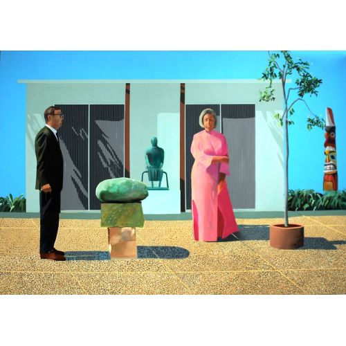 David Hockney, Fred And Marcia Weisman David Hockney, Fred And Marcia Weisman