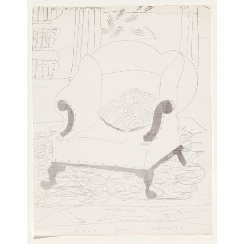 David Hockney, A Message From David At The Beach