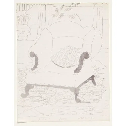 David Hockney, A Message From David At The Beach