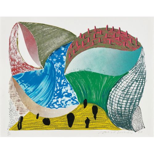 David Hockney, Gorge D'incre, From Some More New Prints