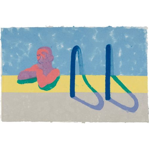 David Hockney, Gregory In The Pool