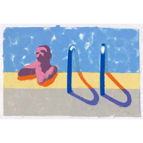 David Hockney, Gregory In The Pool