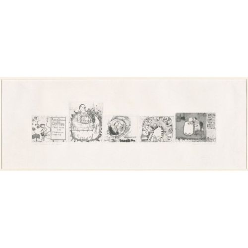 David Hockney, Gretchen And The Snurl 1961 David Hockney, Gretchen And The Snurl 1961