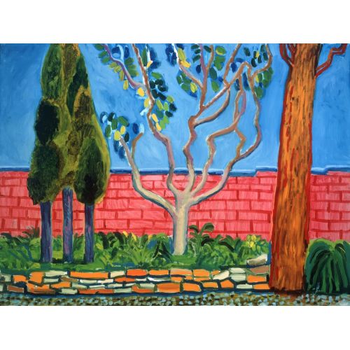 David Hockney, Guest House Wall David Hockney, Guest House Wall
