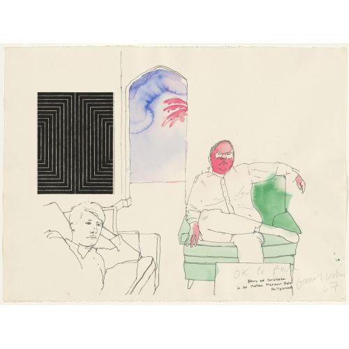 David Hockney, Henry And Christopher 1967 David Hockney, Henry And Christopher 1967
