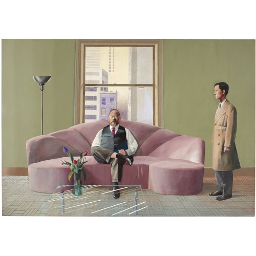 David Hockney, Henry Geldzahler And Christopher Scott David Hockney, Henry Geldzahler And Christopher Scott