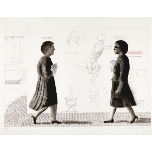 David Hockney, Homage To Michelangelo David Hockney, Homage To Michelangelo
