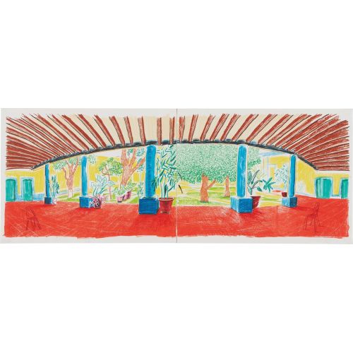 David Hockney, Hotel Acatlan First Day From Moving Focus David Hockney, Hotel Acatlan First Day From Moving Focus