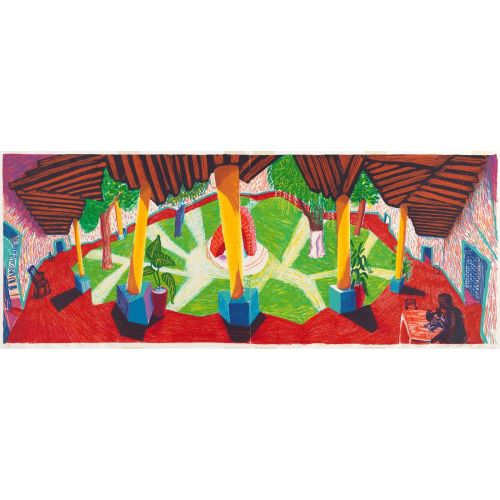 David Hockney, Hotel Acatlan, Two Weeks Later 1985 David Hockney, Hotel Acatlan, Two Weeks Later 1985
