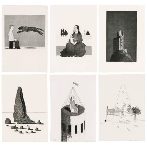 David Hockney, Illustrations For Six Fairy Tales From The Brothers Grimm David Hockney, Illustrations For Six Fairy Tales From The Brothers Grimm