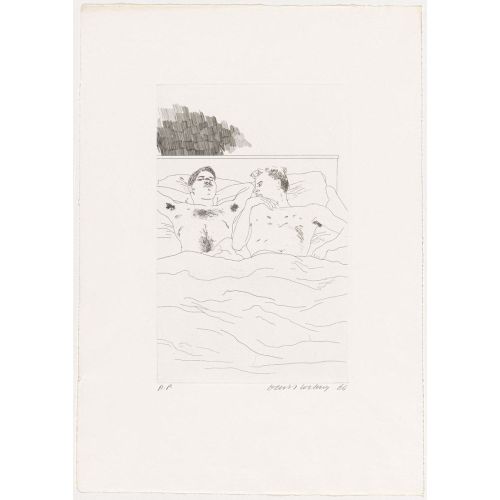 David Hockney, In The Dull Village 1966 David Hockney, In The Dull Village 1966
