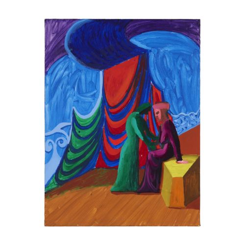 David Hockney, Isolde And Brangane David Hockney, Isolde And Brangane