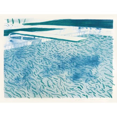 David Hockney, Lithographic Of Water
