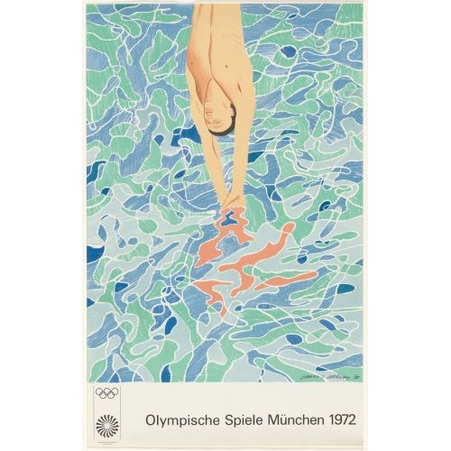 David Hockney, Munich Olympic Games 1972
