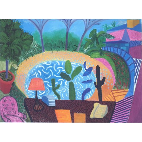 David Hockney, La'daki Bahçem