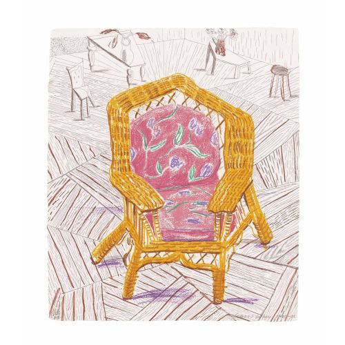 David Hockney, Number One Chair From Moving Focus