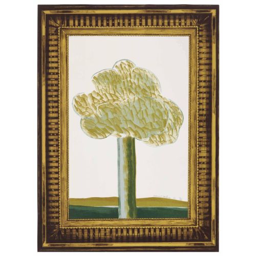 David Hockney, A Picture Of A Landscape In An Elaborate Gold Frame