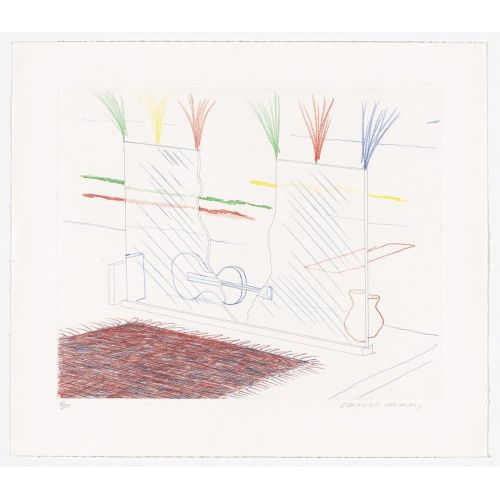David Hockney, On It May Stay His Eye From The Blue Guitar